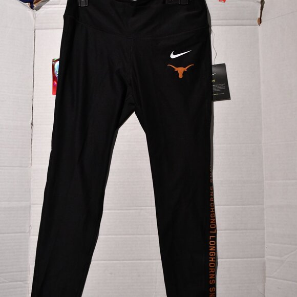 TEXAS LONGHORNS NIKE Black Leggings Tights PANTS NCAA Women's S-XL NWT 60.00 NIP - Picture 10 of 12